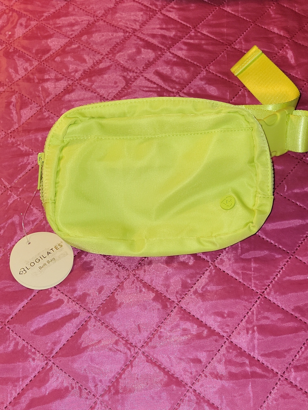 Bogilates Neon Lime Belt Bag